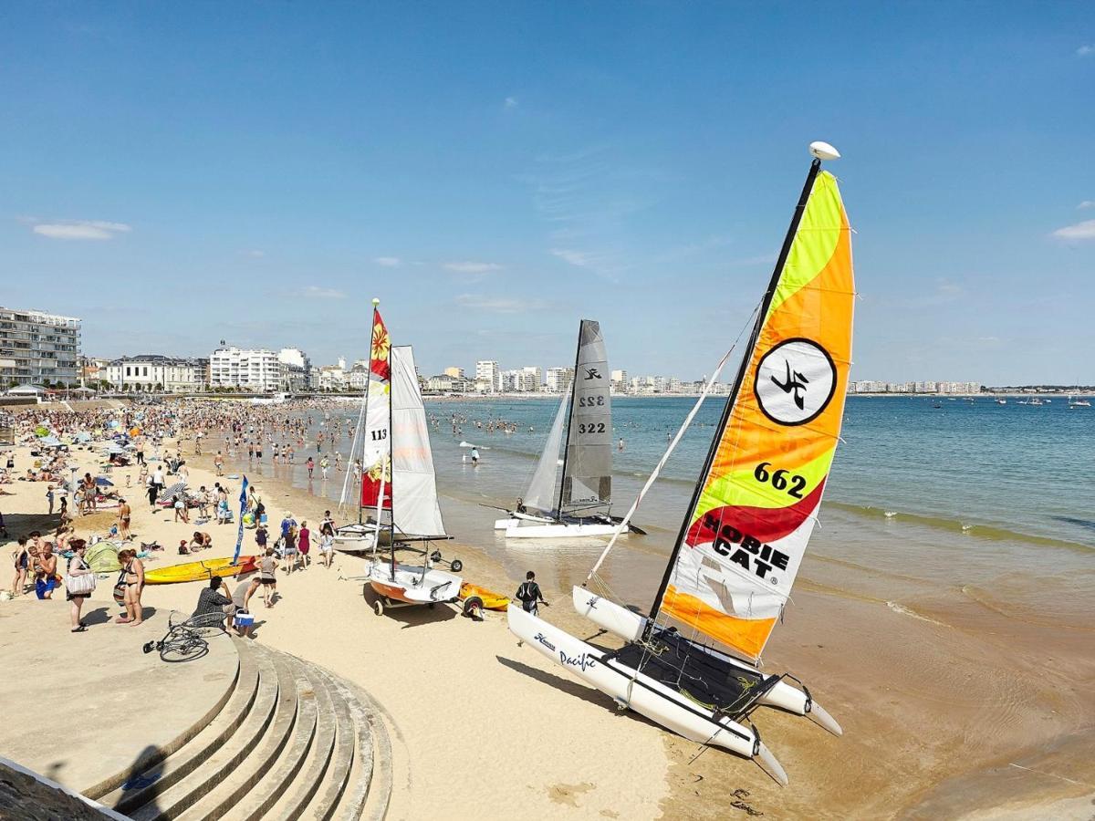 Appartement T2 Face Plage Avec Balcon, Cuisine Equipee Et Tv - Fr-1-92-908 Ле-Сабль-д’Олон Экстерьер фото